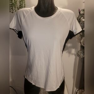 Reebok White with Black Trim Tshirt